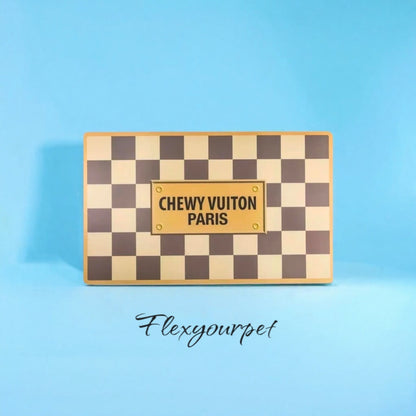 CHEW VUITTON PARIS Luxurious Dog Bowl